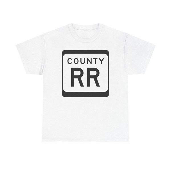 WIS County RR (Wisconsin) (Road Sign) T-Shirt