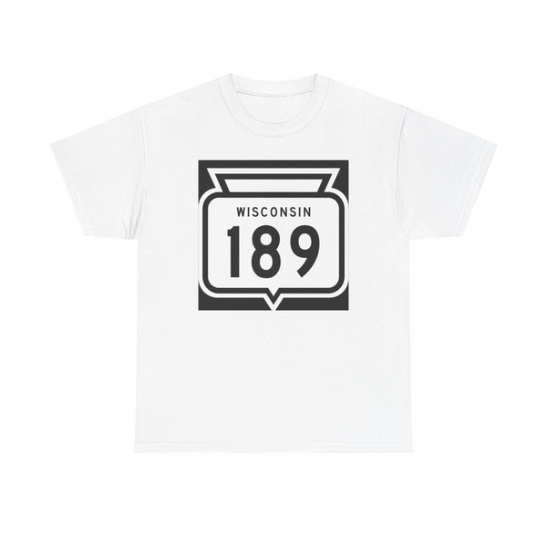 WIS 189 1958 (Wisconsin) (Road Sign) T-Shirt