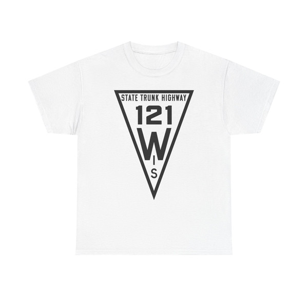 WIS 121 1919 (Wisconsin) (Road Sign) T-Shirt