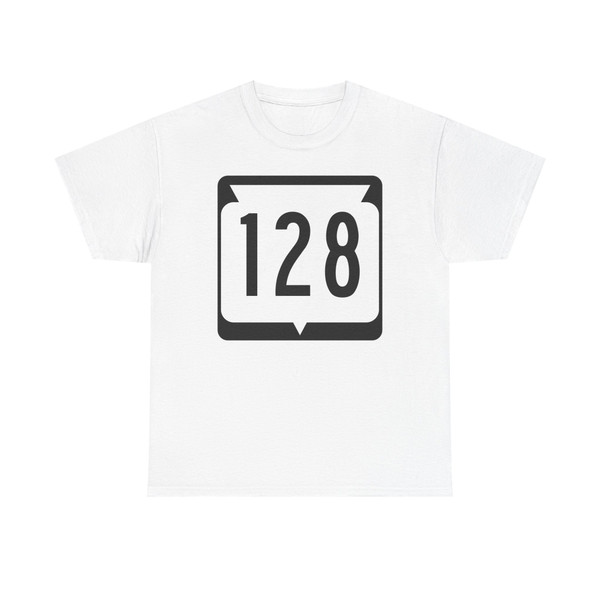 WIS 128 (Wisconsin) (Road Sign) T-Shirt