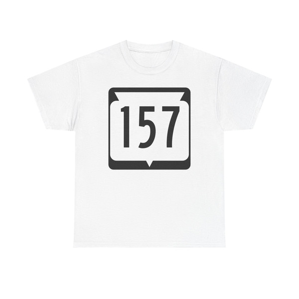 WIS 157 (Wisconsin) (Road Sign) T-Shirt