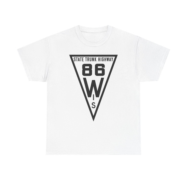 WIS 86 1919 (Wisconsin) (Road Sign) T-Shirt