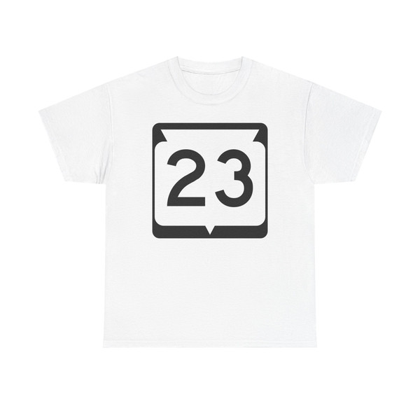 WIS 23 (Wisconsin) (Road Sign) T-Shirt
