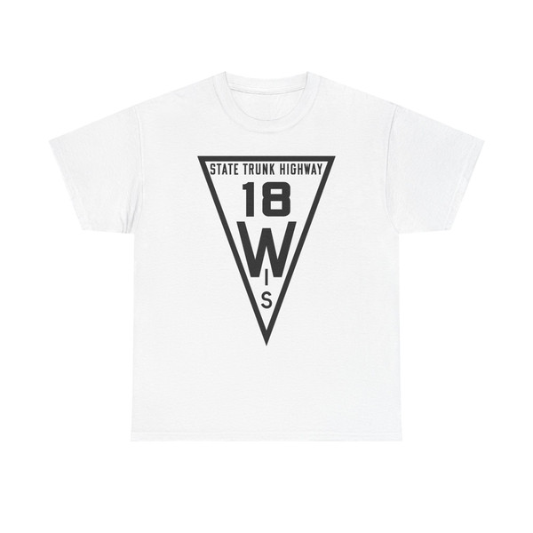 WIS 18 1919 (Wisconsin) (Road Sign) T-Shirt