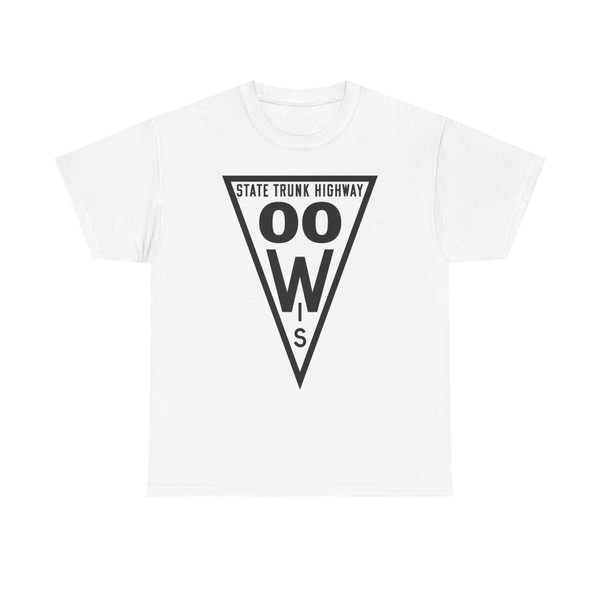 WIS 00 1919 template (Wisconsin) (Road Sign) T-Shirt