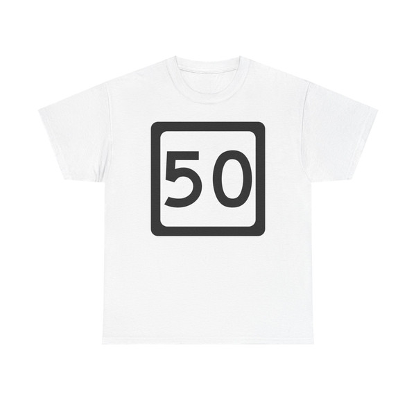 WV-50 (Virginia) (Road Sign) T-Shirt