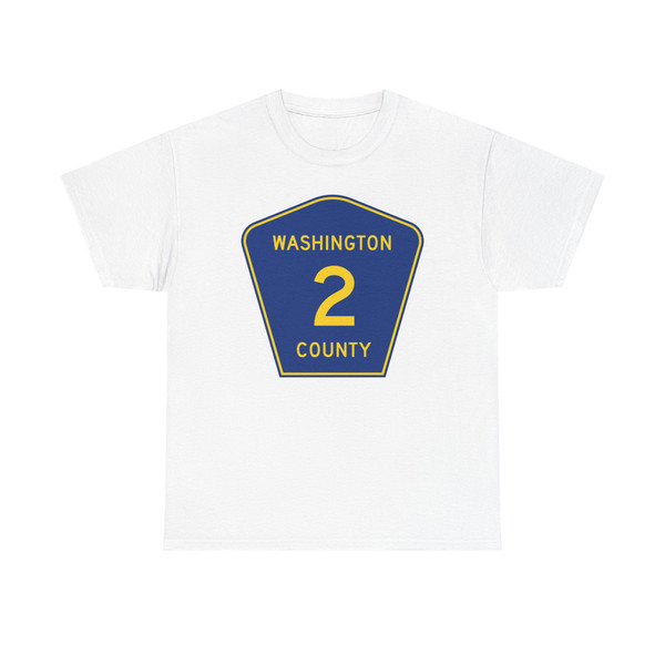 Washington County Route 2 MN (Minnesota) (Road Sign) T-Shirt