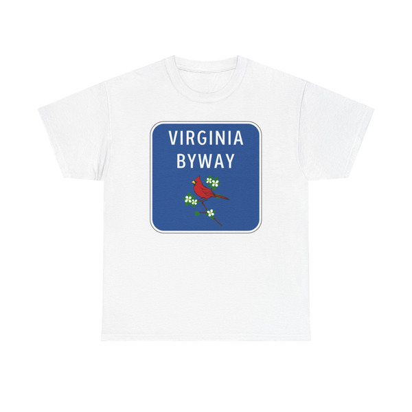Virginia D6-V1 (Virginia) (Road Sign) T-Shirt