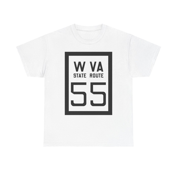 WV-55 1922 (Virginia) (Road Sign) T-Shirt