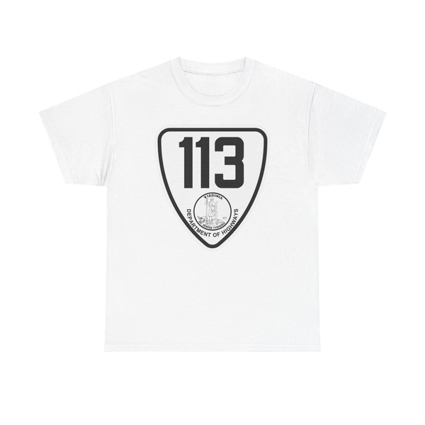 Virginia 113 1924 (Virginia) (Road Sign) T-Shirt