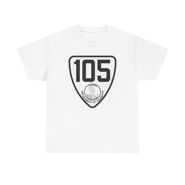 Virginia 105 1924 (Virginia) (Road Sign) T-Shirt