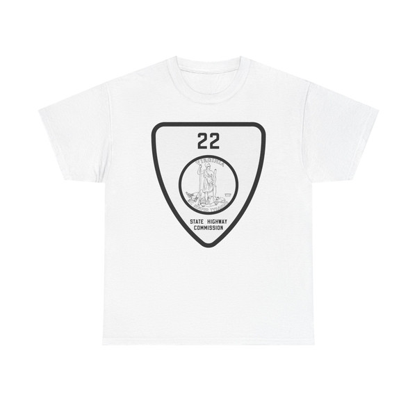Virginia 22 1918 (Virginia) (Road Sign) T-Shirt