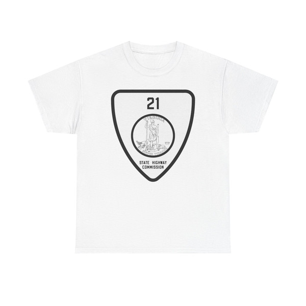 Virginia 21 1918 (Virginia) (Road Sign) T-Shirt