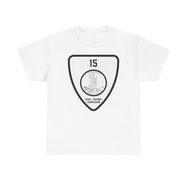 Virginia 15 1918 (Virginia) (Road Sign) T-Shirt