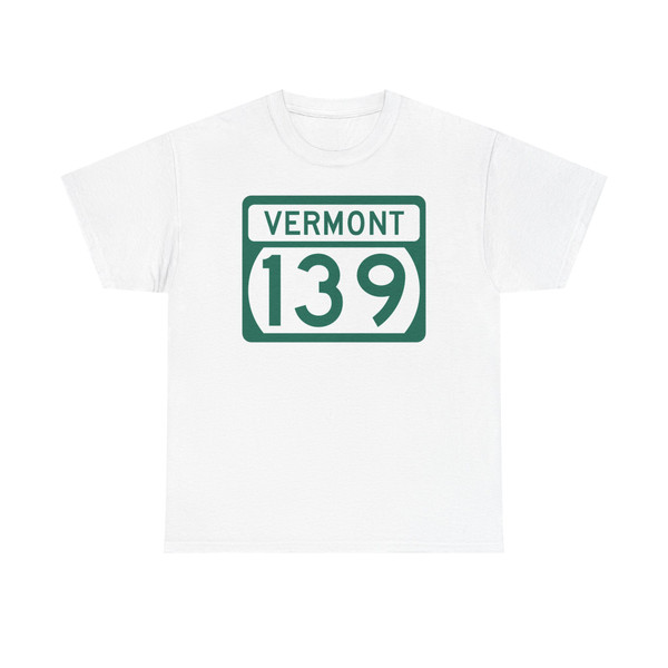Vermont 139 (Vermont) (Road Sign) T-Shirt