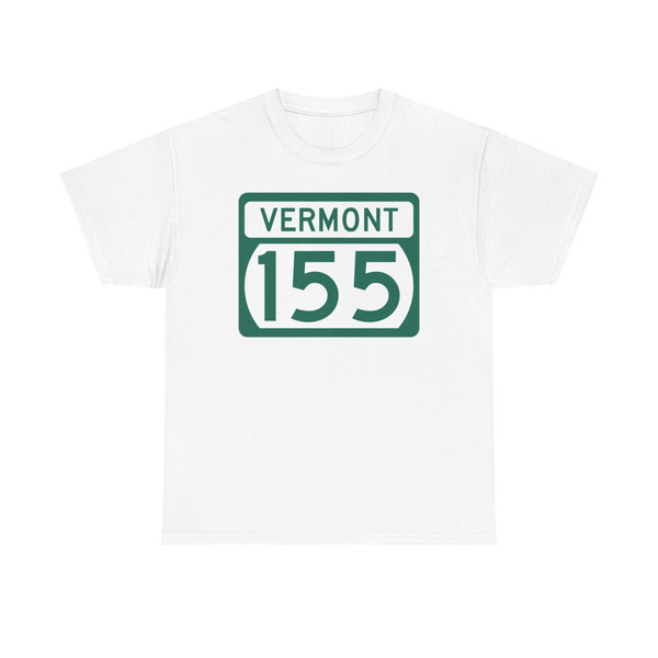 Vermont 155 (Vermont) (Road Sign) T-Shirt