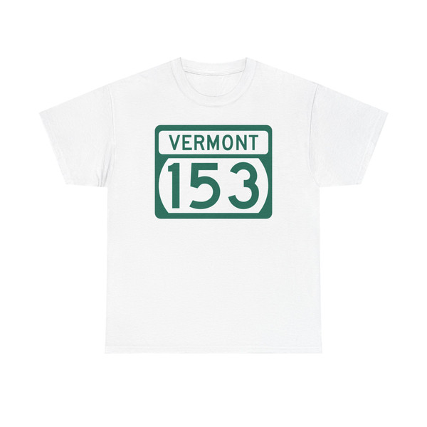 Vermont 153 (Vermont) (Road Sign) T-Shirt