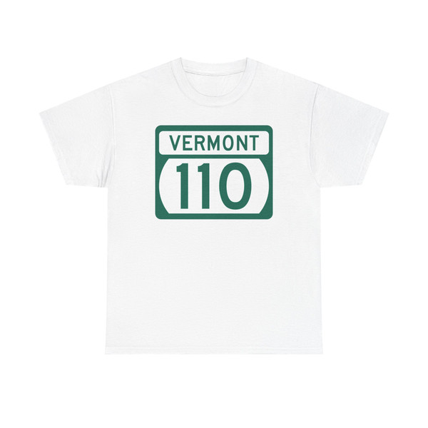 Vermont 110 (Vermont) (Road Sign) T-Shirt