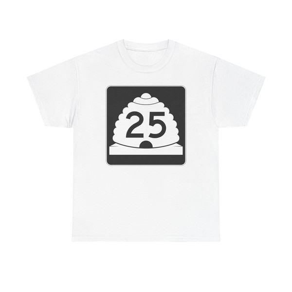 Utah SR 25 (Utah) (Road Sign) T-Shirt