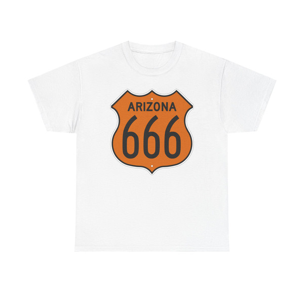 US 666 Arizona 1956 North (Arizona) (Road Sign) T-Shirt