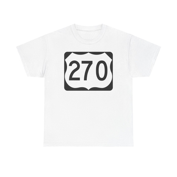 US 270 AR (Arkansas) (Road Sign) T-Shirt
