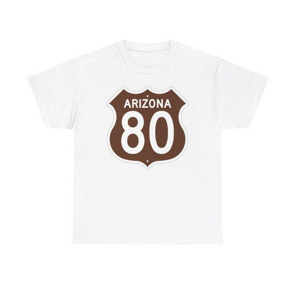 US 80 Arizona 1956 East (Arizona) (Road Sign) T-Shirt