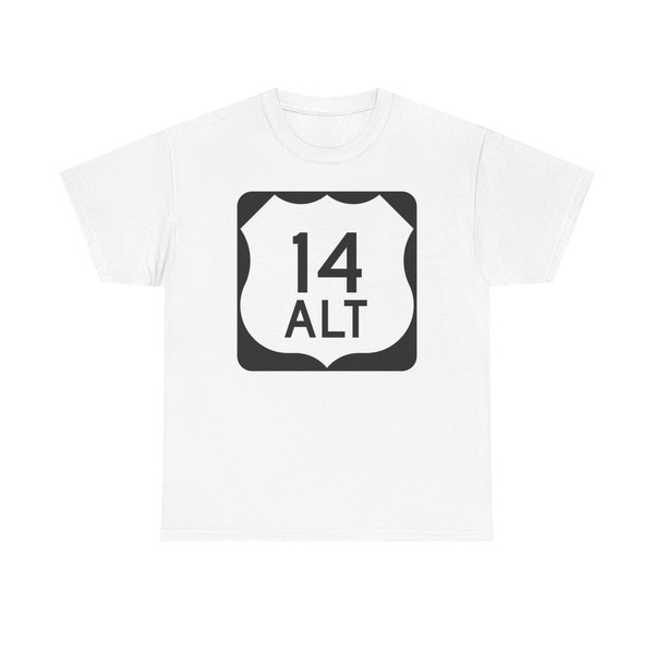 US 14 Alternate Wyoming (Wyoming) (Road Sign) T-Shirt