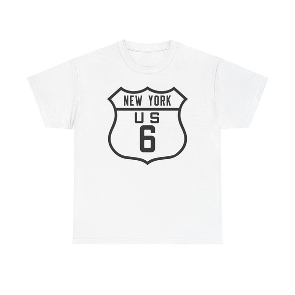 US 6 NY Old (New York) (Road Sign) T-Shirt