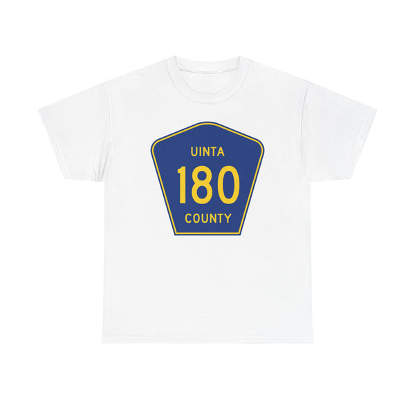 Uinta County Route 180 WY (Wyoming) (Road Sign) T-Shirt