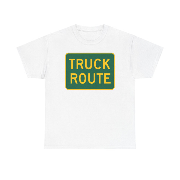 Truck Route plate GSP (New Jersey) (Road Sign) T-Shirt