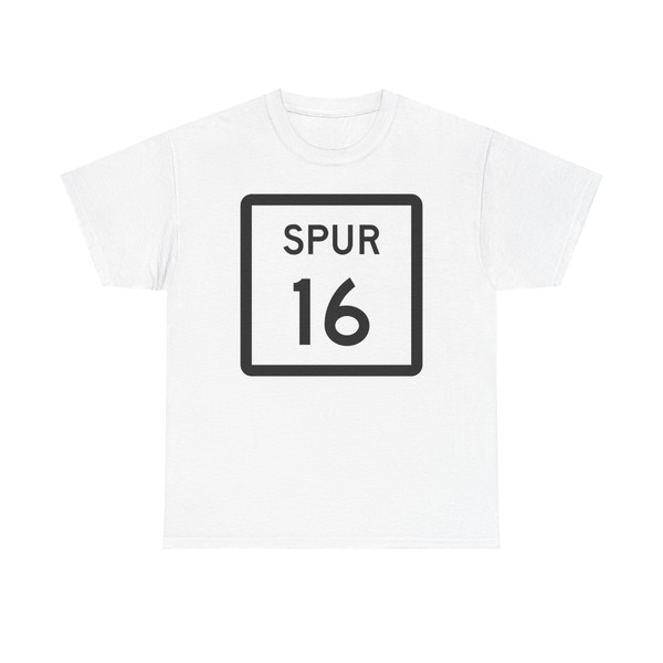 Texas Spur 16 (Texas) (Road Sign) T-Shirt