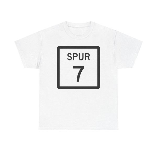 Texas Spur 7 (Texas) (Road Sign) T-Shirt