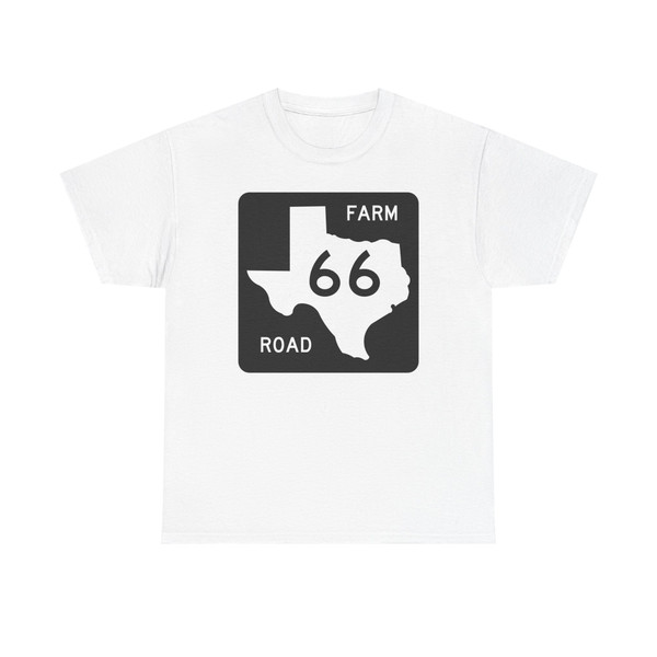 Texas FM 66 (Texas) (Road Sign) T-Shirt