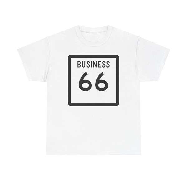 Texas Business 66 (Texas) (Road Sign) T-Shirt