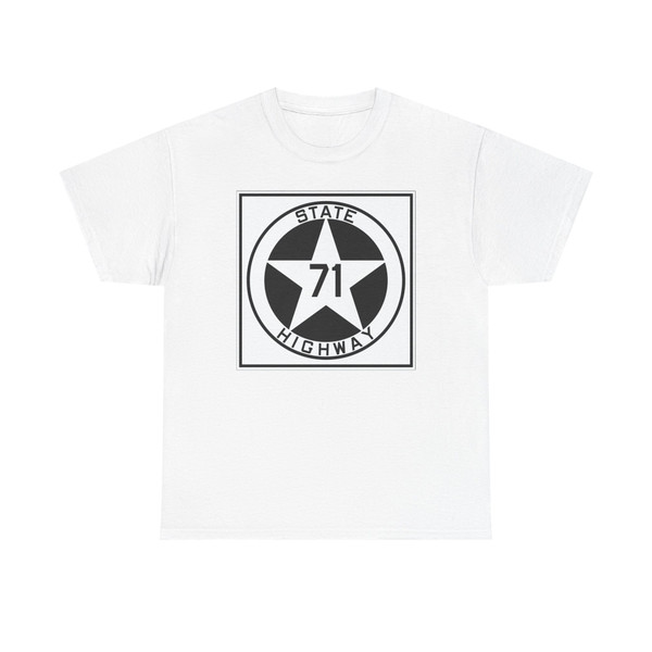 Texas 71 1917 (Texas) (Road Sign) T-Shirt