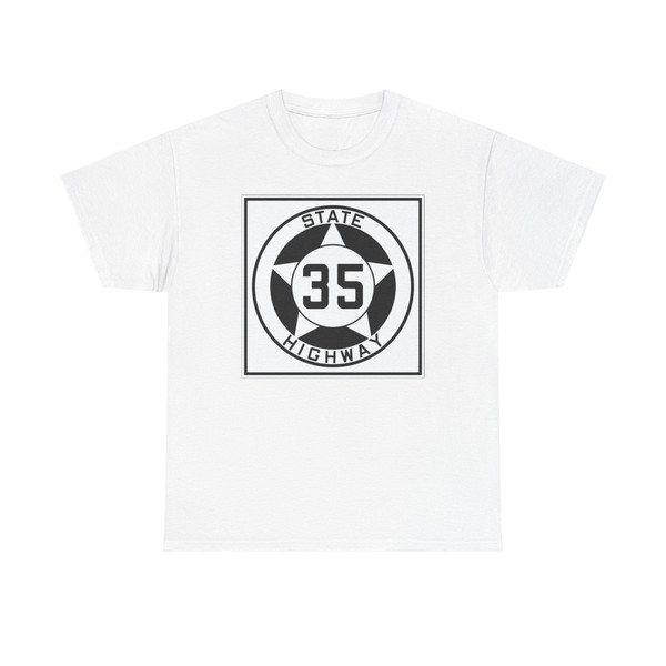 Texas 35 1935 (Texas) (Road Sign) T-Shirt