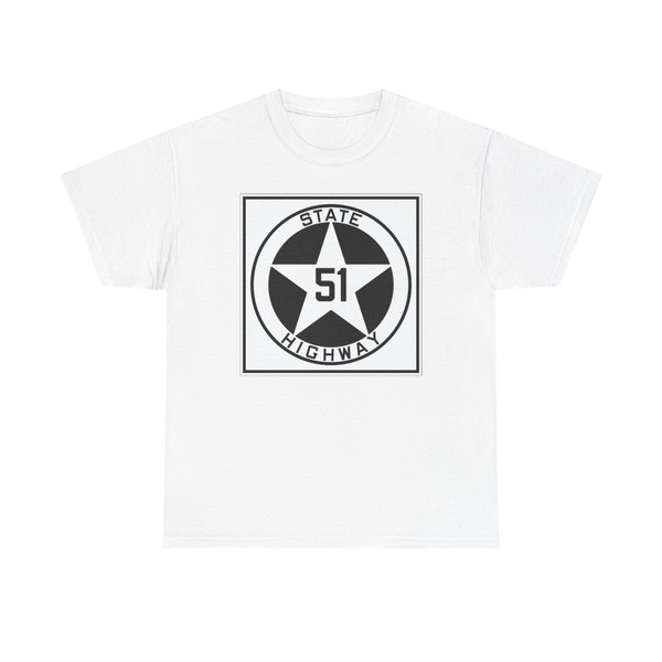 Texas 51 1917 (Texas) (Road Sign) T-Shirt