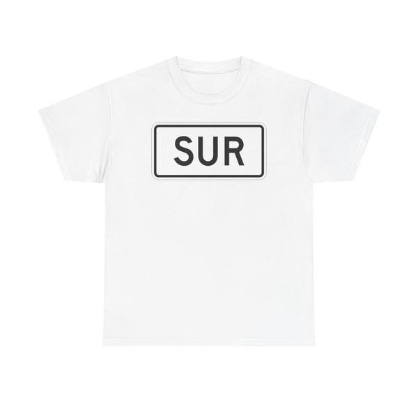 South plate small es (Puerto Rico) (Road Sign) T-Shirt
