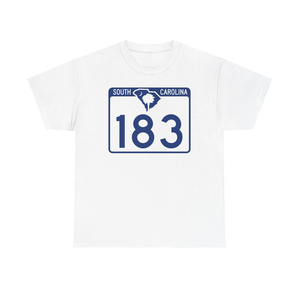 South Carolina 183 (South Carolina) (Road Sign) T-Shirt