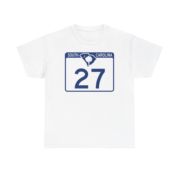 South Carolina 27 (South Carolina) (Road Sign) T-Shirt