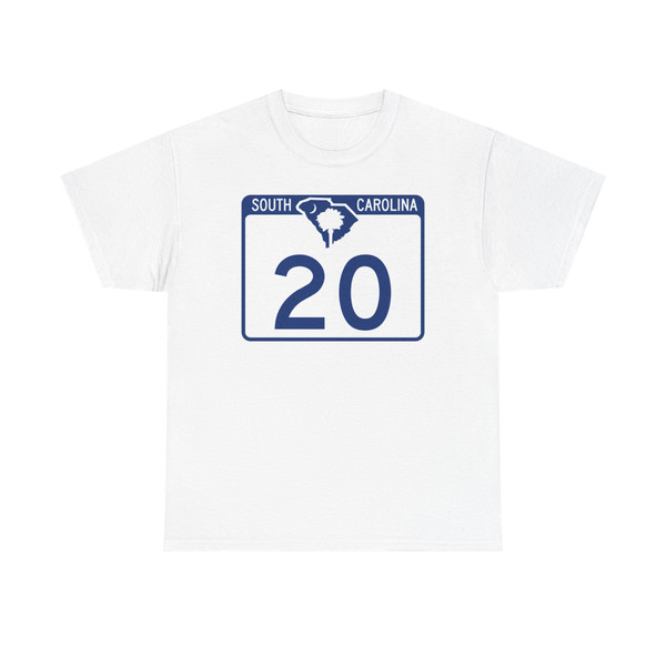 South Carolina 20 (South Carolina) (Road Sign) T-Shirt