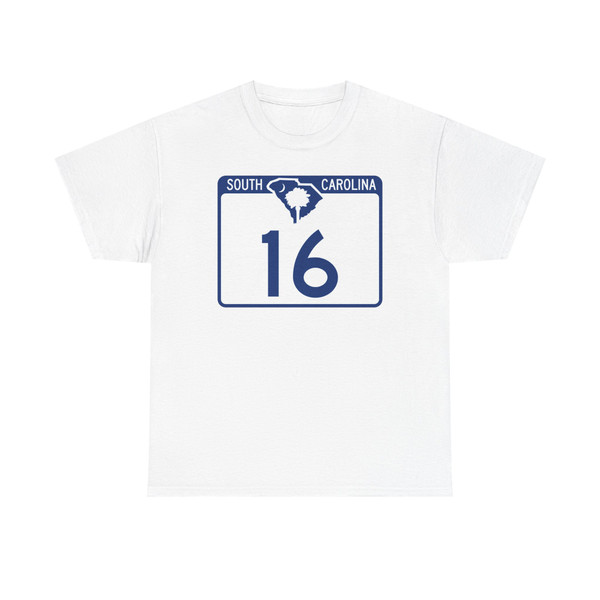 South Carolina 16 (South Carolina) (Road Sign) T-Shirt