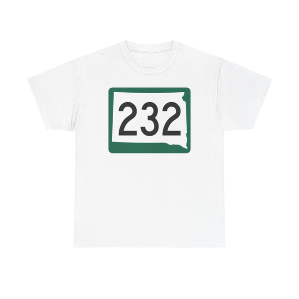 SD 232 (South Dakota) (Road Sign) T-Shirt