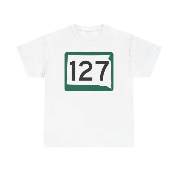 SD 127 (South Dakota) (Road Sign) T-Shirt