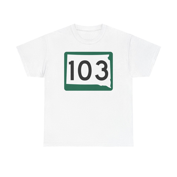 SD 103 (South Dakota) (Road Sign) T-Shirt