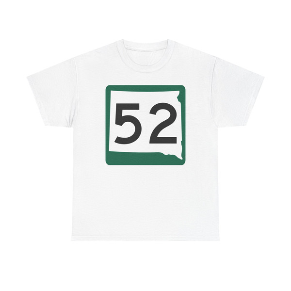 SD 52 (South Dakota) (Road Sign) T-Shirt