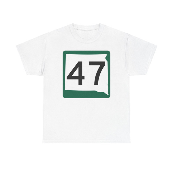 SD 47 (South Dakota) (Road Sign) T-Shirt