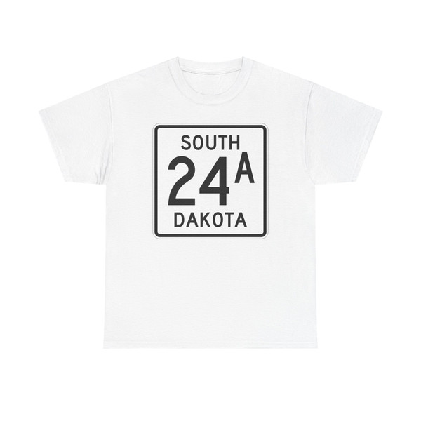 SD 24A 1950 (South Dakota) (Road Sign) T-Shirt