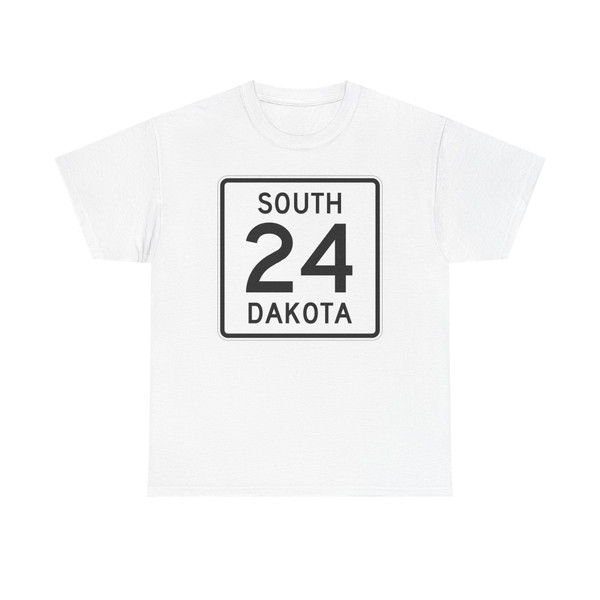 SD 24 1950 (South Dakota) (Road Sign) T-Shirt