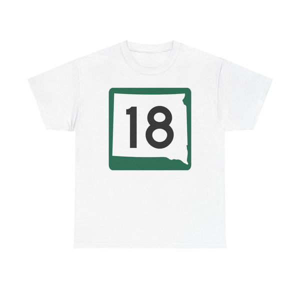 SD 18 (South Dakota) (Road Sign) T-Shirt